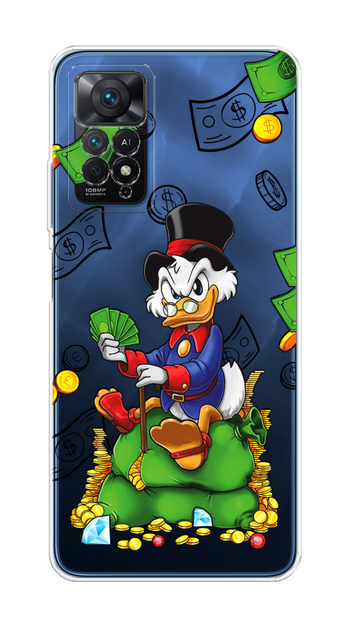 

Чехол на Xiaomi Redmi Note 11 Pro/11 Pro 5G/11E Pro/12 Pro 4G "Scrooge Richness", Черный;синий;зеленый, 314850-1