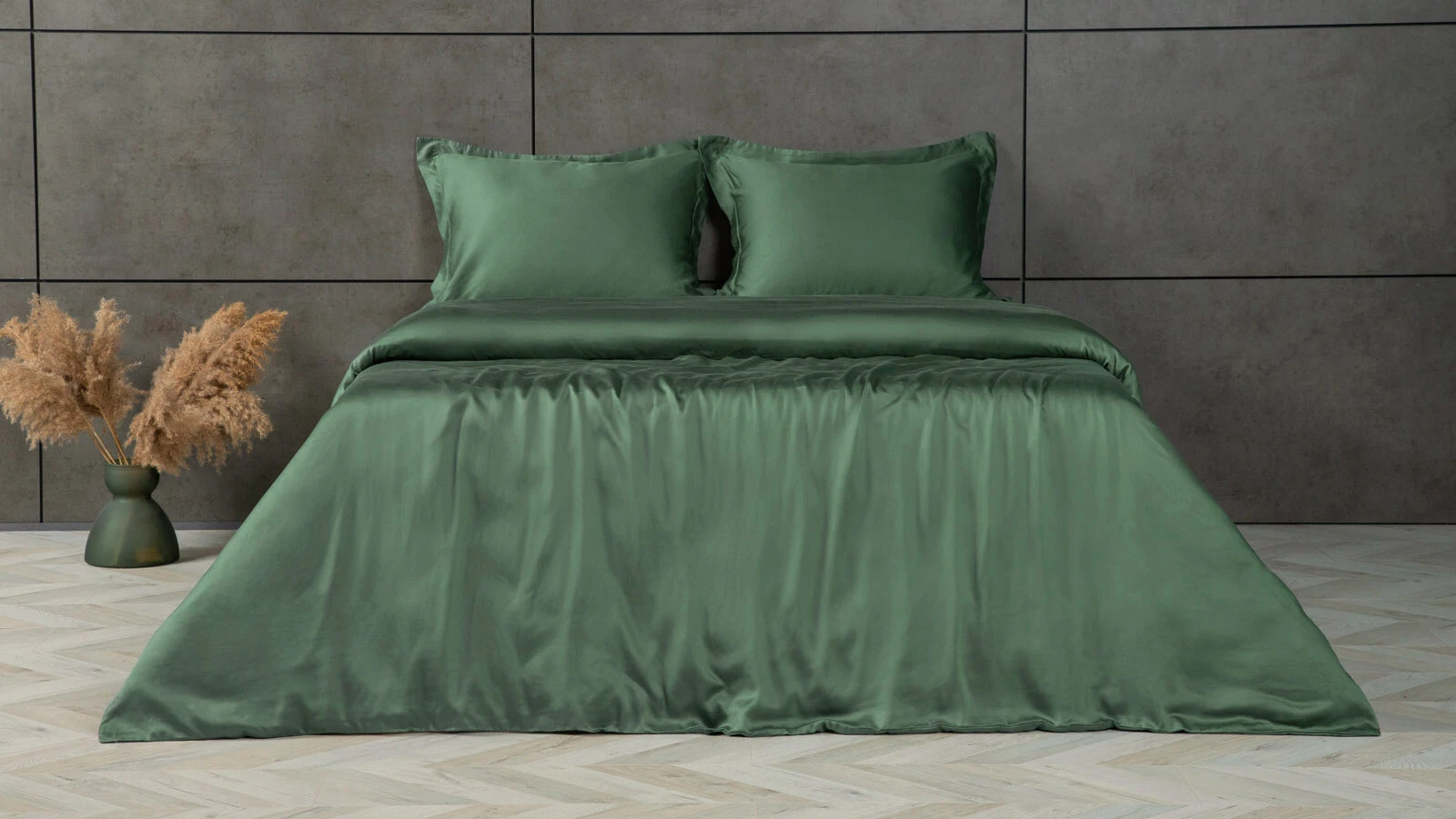 Комплект постельного белья Askona Solid Tencel Зеленый чай 10322₽
