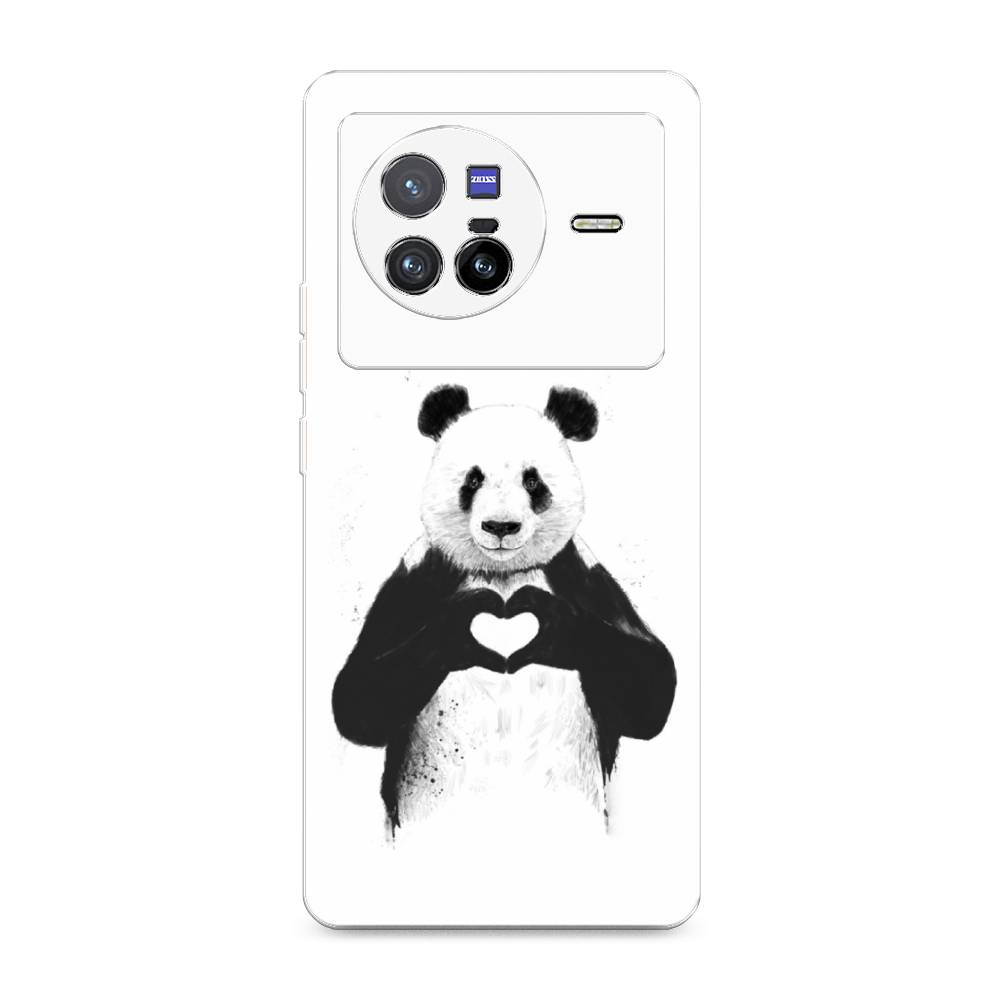 

Чехол Awog на Vivo X80 "Панда love", Разноцветный, 266550-10