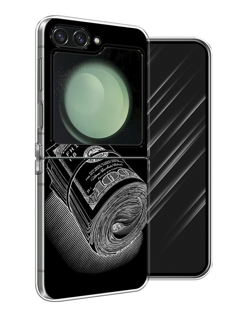 

Чехол Awog на Samsung Galaxy Z Flip 6 "Кубышка денег", Черный;серебристый, 2109750-1