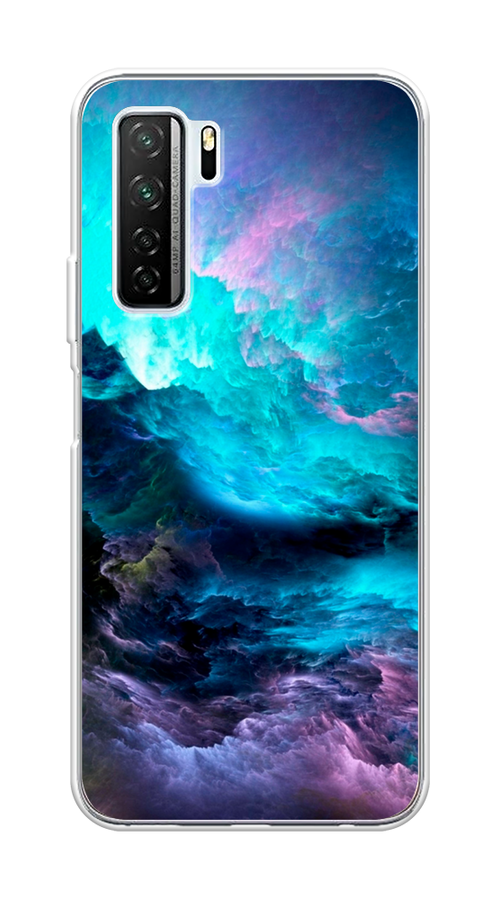 

Чехол Awog на Huawei Nova 7 SE "Бирюзовое небо", Фиолетовый;черный, 6102950-4