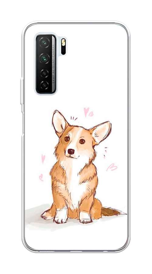 

Чехол Awog на Huawei Nova 7 SE "Корги любовь", Бежевый;белый, 6102950-1