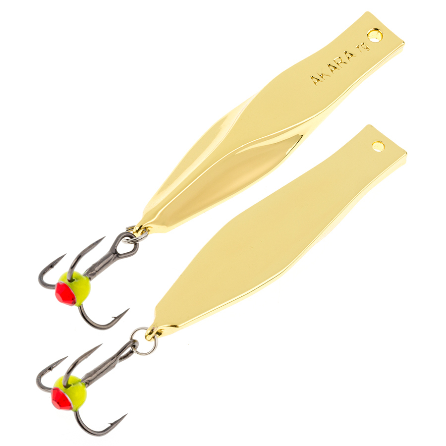 

Блесна зимняя Akara Tournament Ice Stik 60 8 гр. GO, Золотистый, Ice Stik