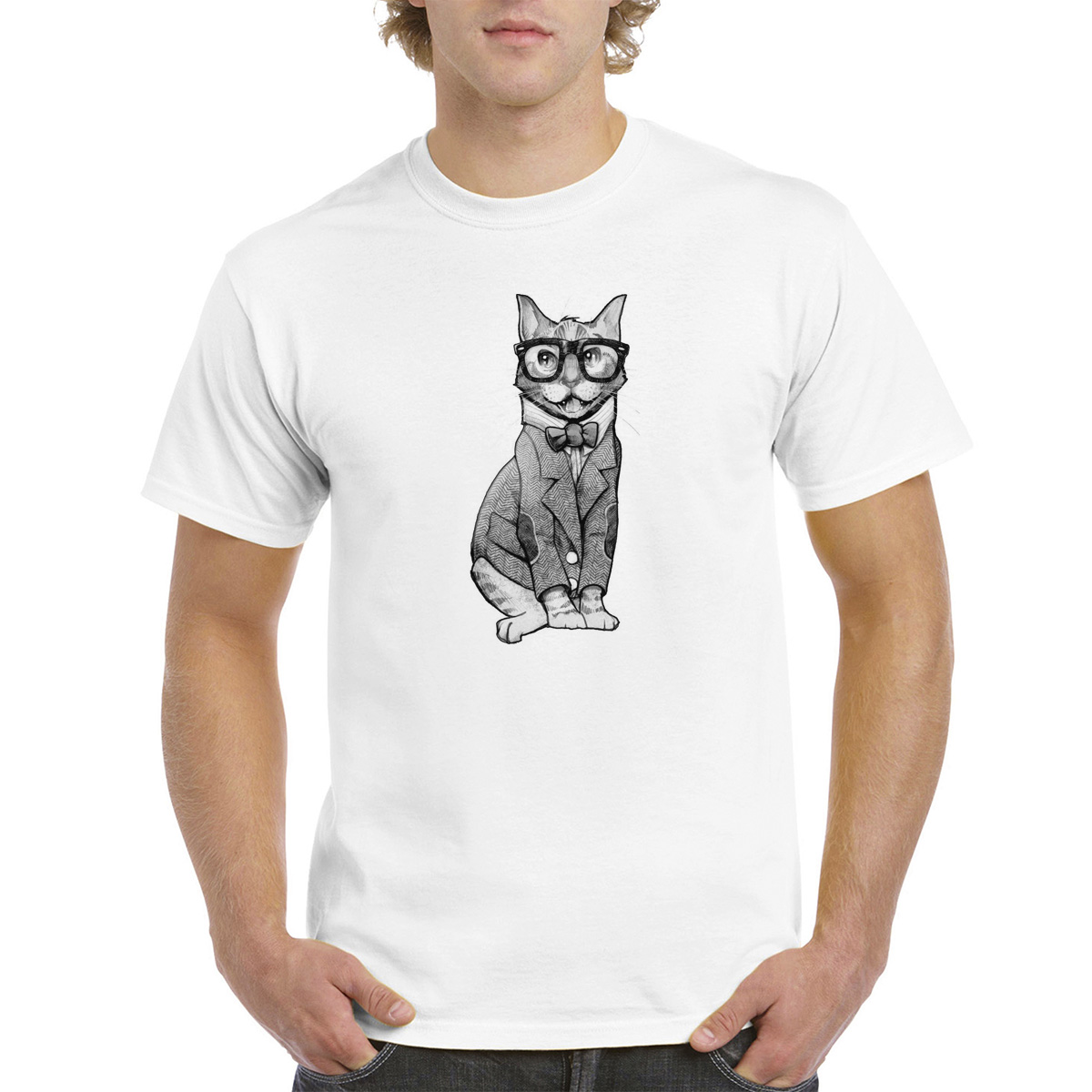 

Футболка унисекс CoolPodarok M015860 белая 64 RU, Белый, M015860