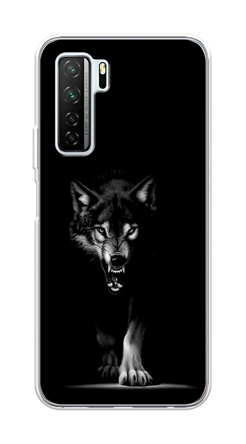 

Чехол Awog на Huawei Nova 7 SE "Волк выходит из ночи", Серый;черный;белый, 6102950-1