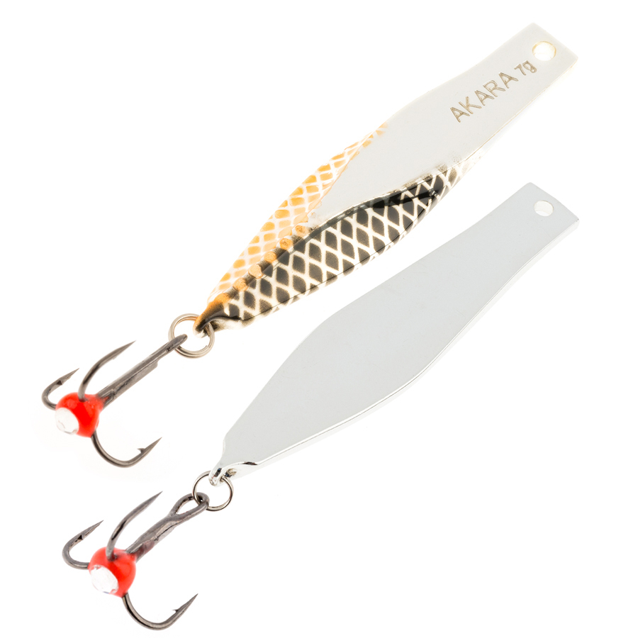 

Блесна зимняя Akara Tournament Ice Stik 50 7 гр. 21 Sil, Серебристый;желтый;черный, Ice Stik