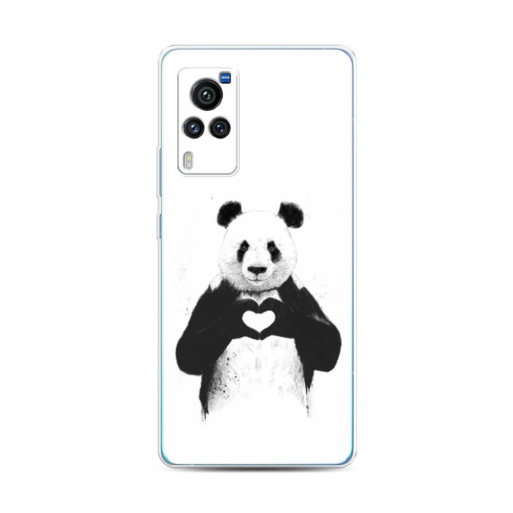 

Чехол Awog на Vivo X60 Pro "Панда love", Разноцветный, 263850-10
