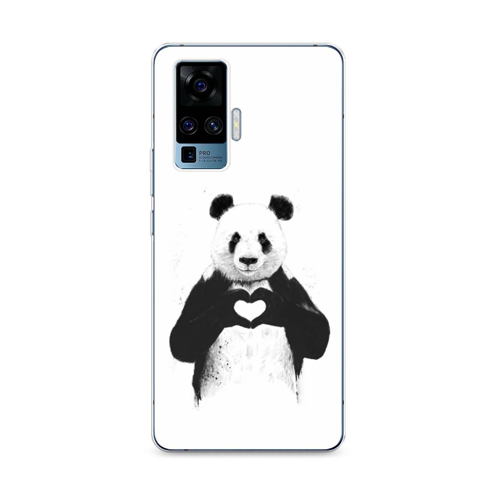 

Чехол Awog на Vivo X50 Pro "Панда love", Разноцветный, 262350-10