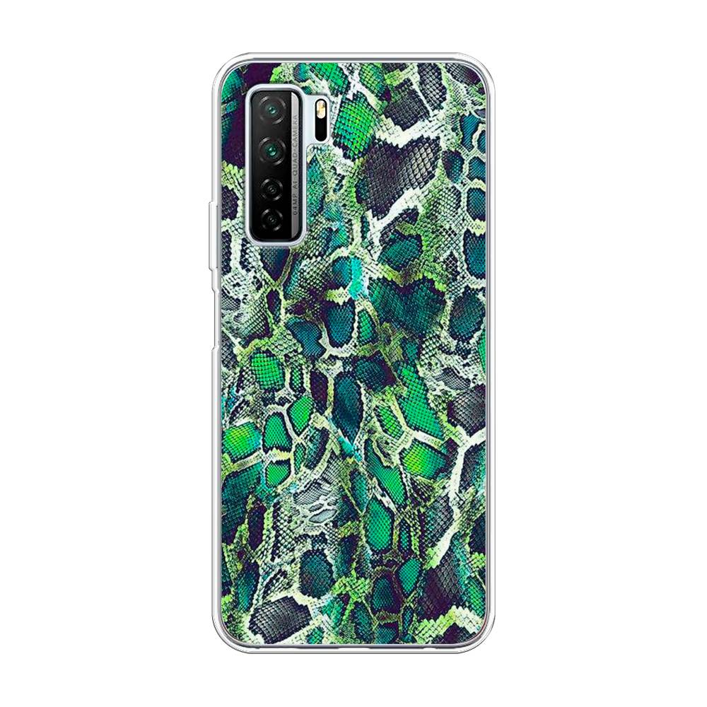 

Чехол Awog на Huawei Nova 7 SE "Зеленая кожа змеи", Зеленый;черный, 6102950-3