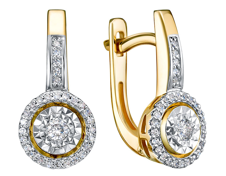 

Серьги из желтого золота с бриллиантом RoseGrace 5-5913-103I2-2ZH, 5-5913-103I2-2ZH