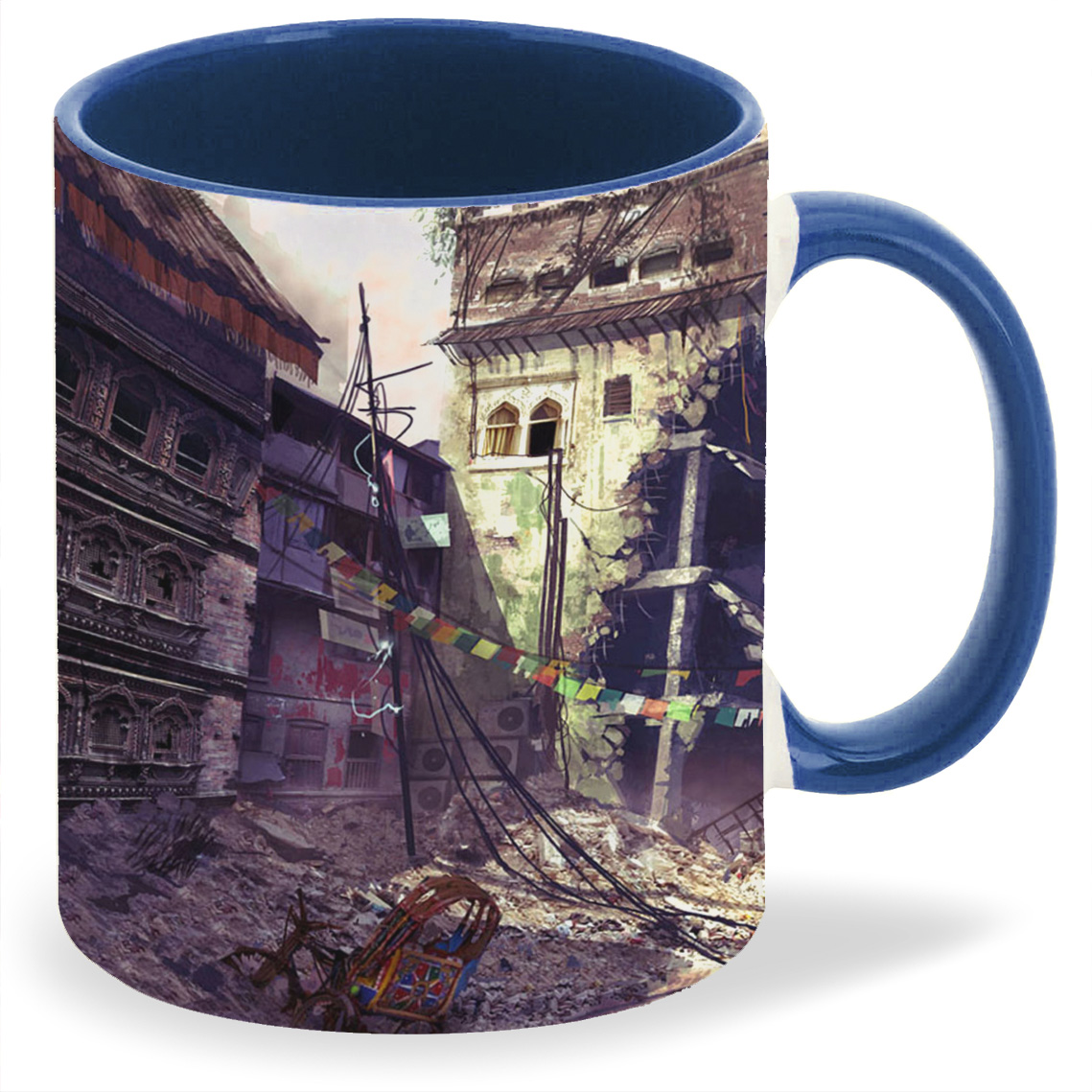 

Кружка CoolPodarok Uncharted 2 Разрушеный город Автобус, Uncharted 2 Разрушеный город Автобус