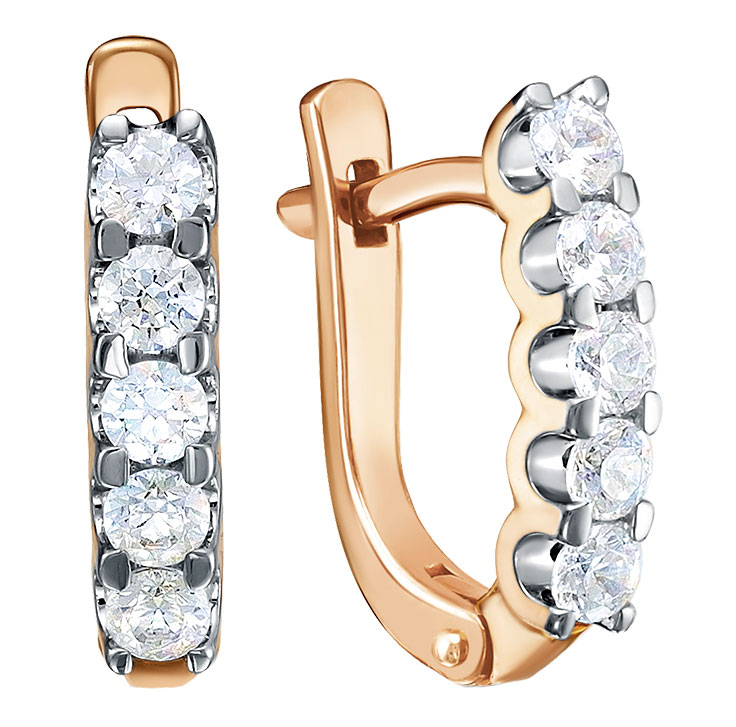 

Серьги из красного золота с бриллиантом RoseGrace 5-4241-103-2K, 5-4241-103-2K