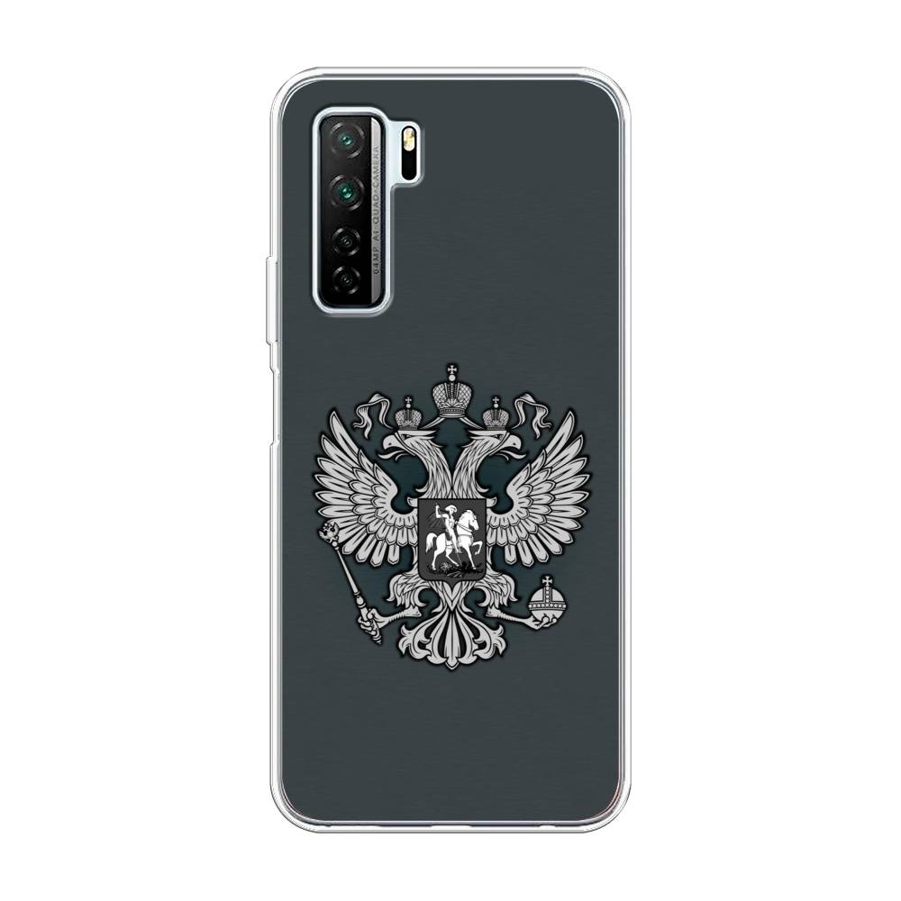 фото Чехол awog "герб россии серый" для huawei nova 7 se