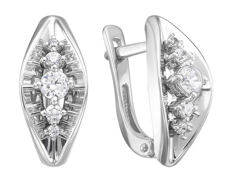

Серьги из белого золота с бриллиантом RoseGrace 5-3167-103-2B, 5-3167-103-2B