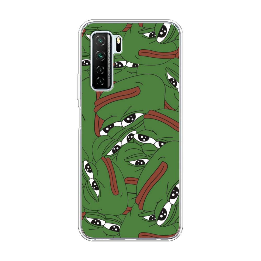 

Чехол Awog на Huawei Nova 7 SE "Печальный frog", Зеленый;белый, 6102950-9