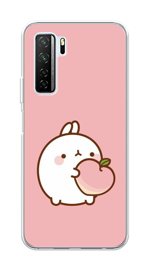 

Чехол Awog на Huawei Nova 7 SE "Кролик с персиком", Розовый;бежевый, 6102950-1