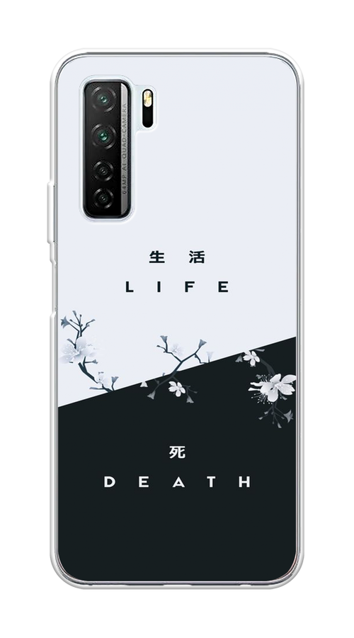 

Чехол Awog на Huawei Nova 7 SE "Life and death", Черный;серый, 6102950-7