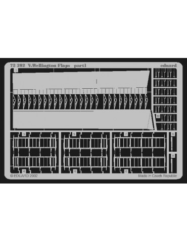 

Фототравление Eduard 72392 Wellington flaps 1/72, Однотонный