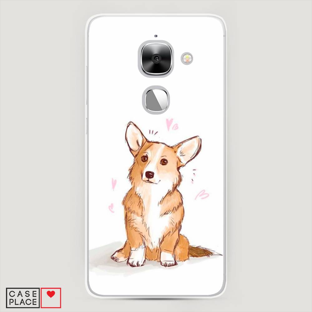 

Чехол Awog на LeEco Le Max 2 / Лееко Ле Макс 2 "Корги любовь", Бежевый;белый, 140250-1