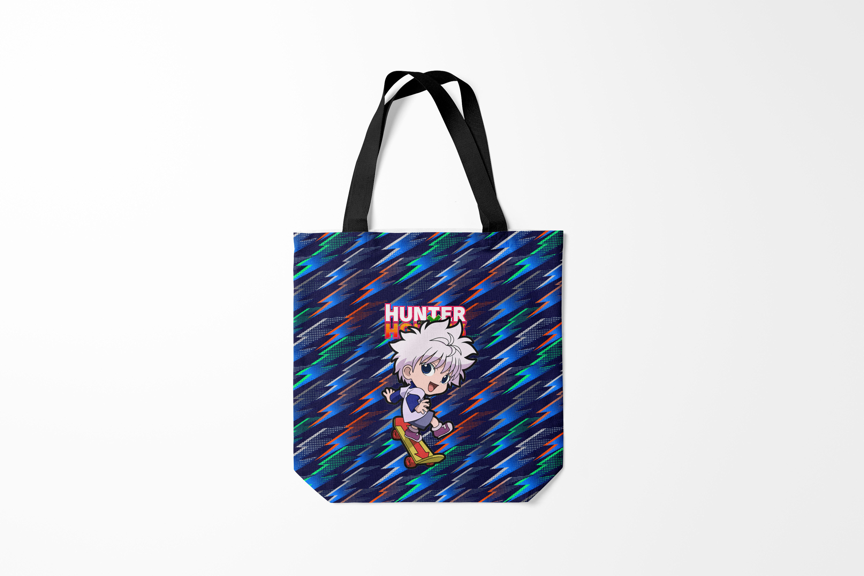 

Сумка шoппер унисекс Burnettie Киллуа Hunter x, синий, Киллуа Hunter x