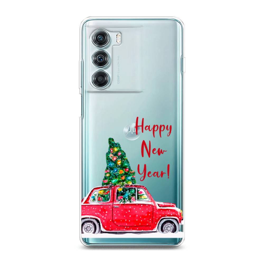 

Чехол на Motorola Moto Edge S30 "Happy New Year", Красный;зеленый, 243050-5