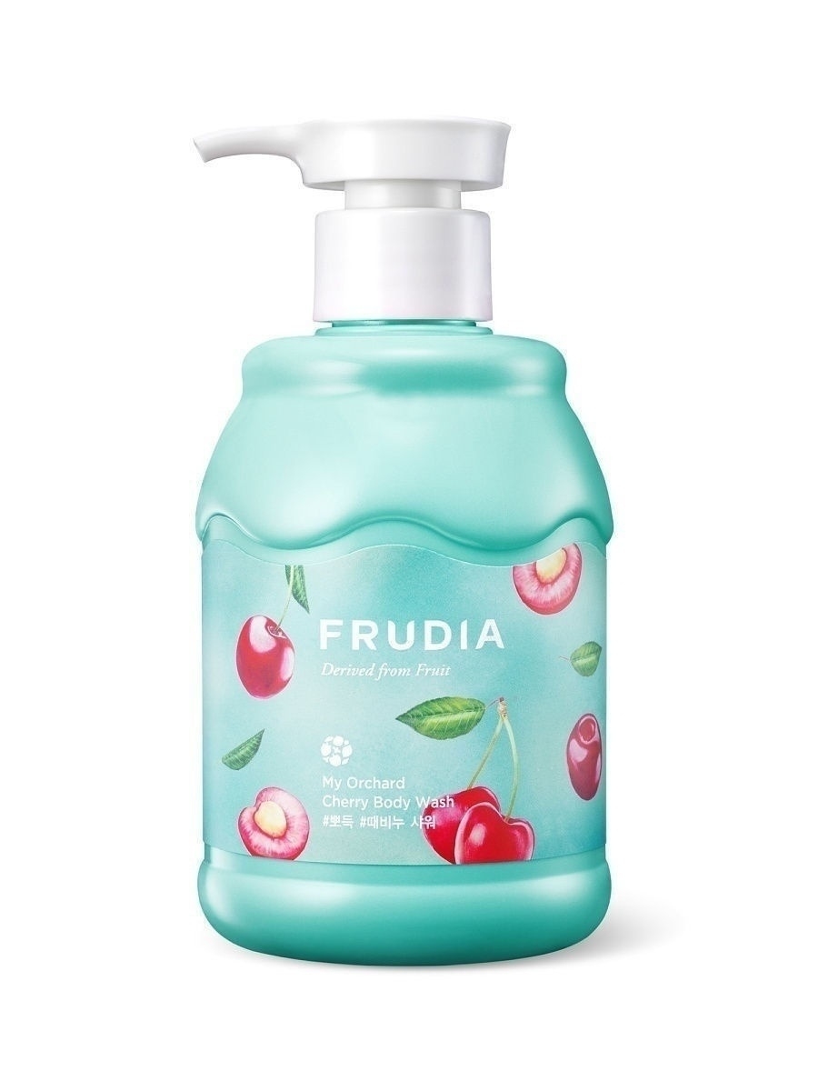 фото Frudia гель для душа с вишней my orchard cherry body wash, 2 шт. по 350 мл