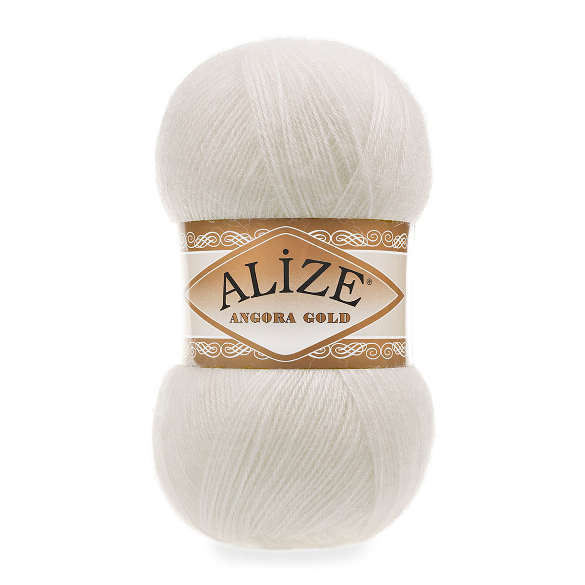 фото Пряжа alize 'angora gold' 100г, 550м (акрил, шерсть) ту (450 жемчужный), 5 мотков