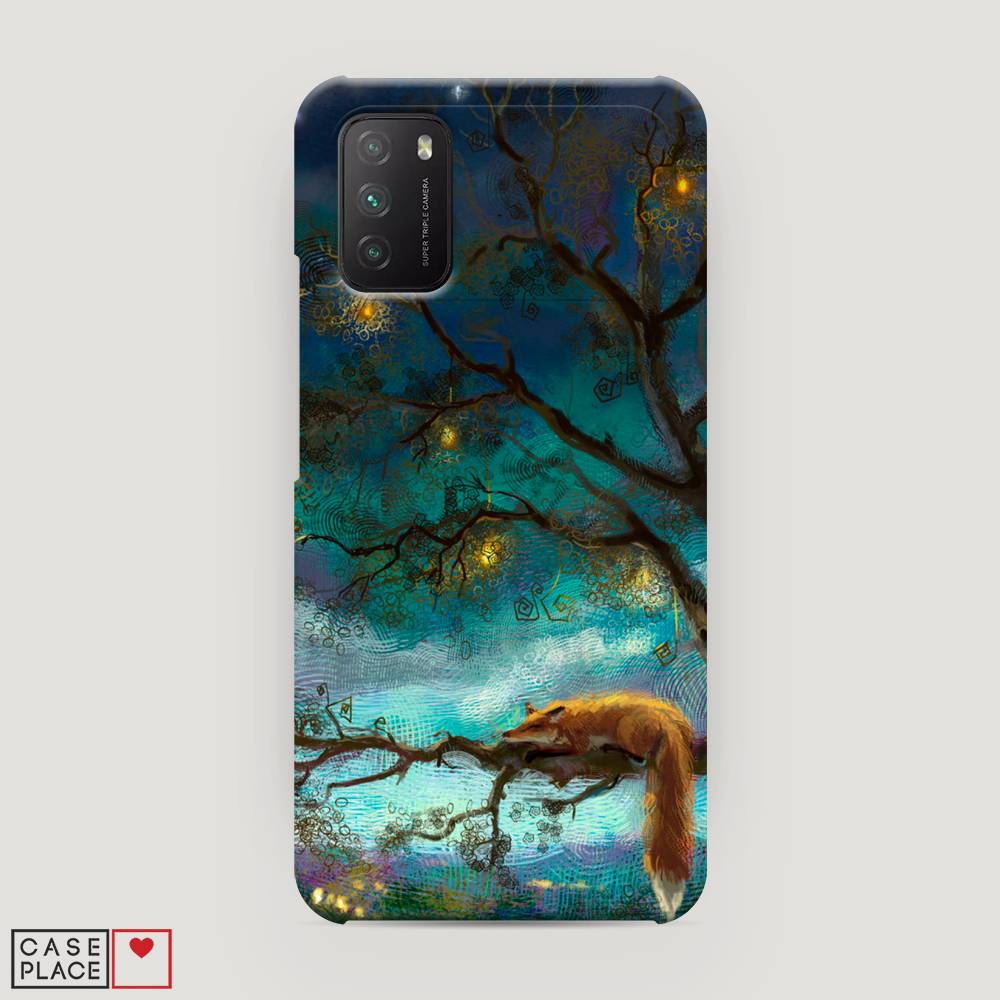 

Пластиковый чехол "Лиса устала" на Xiaomi Poco M3, 39520-1