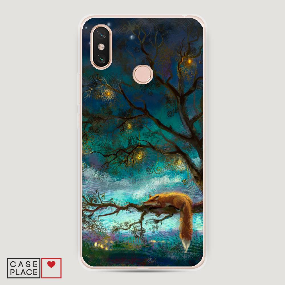 

Пластиковый чехол "Лиса устала" на Xiaomi Mi Max 3