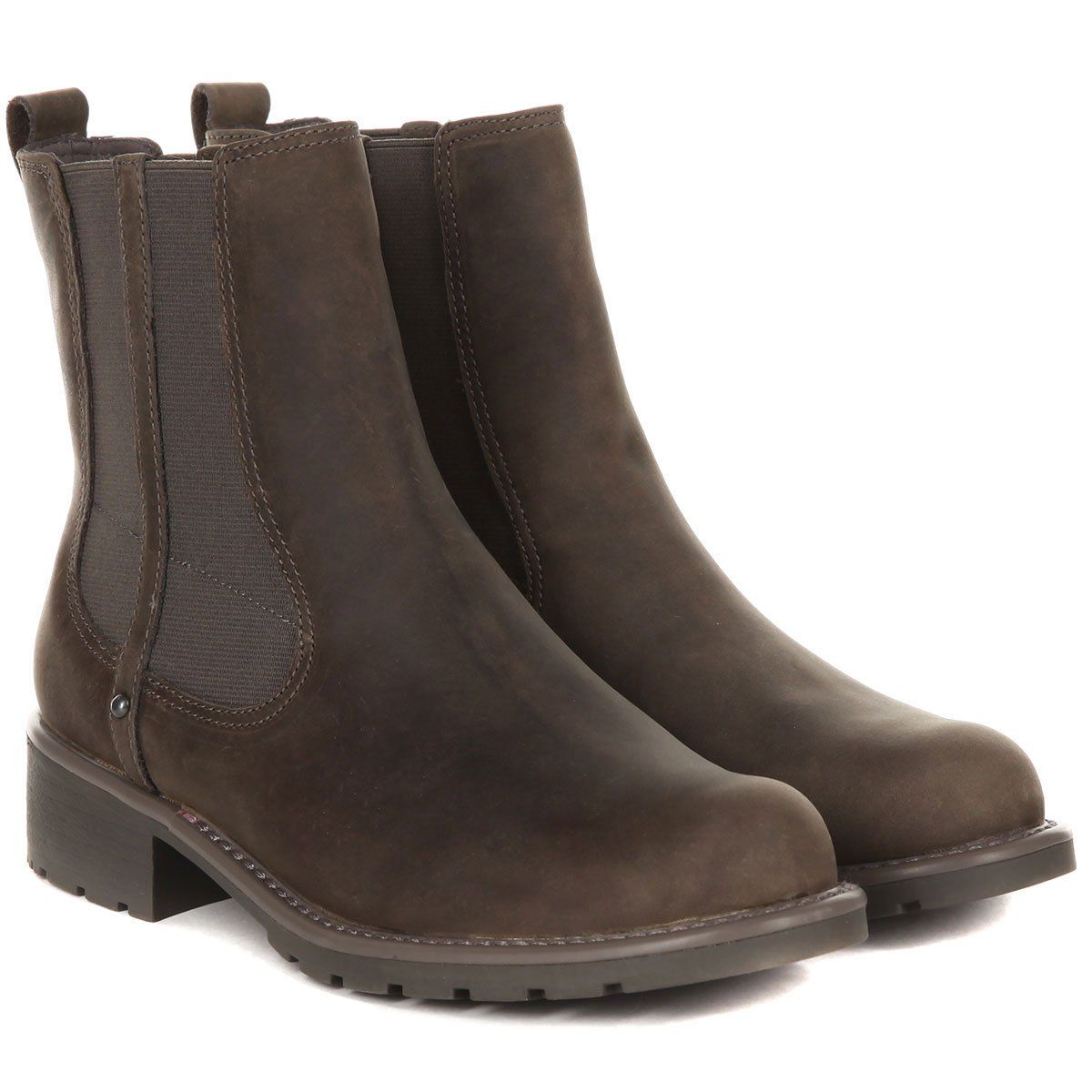 

Полусапоги женские Clarks серые 36 EU, Серый, Orinoco Hot 26138173