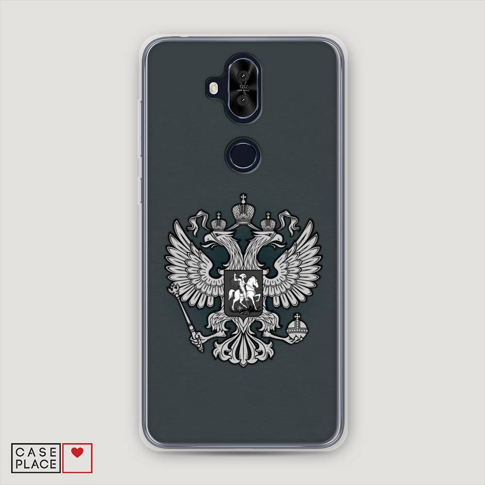 фото Чехол awog "герб россии серый" для asus zenfone 5 lite (zc600kl)