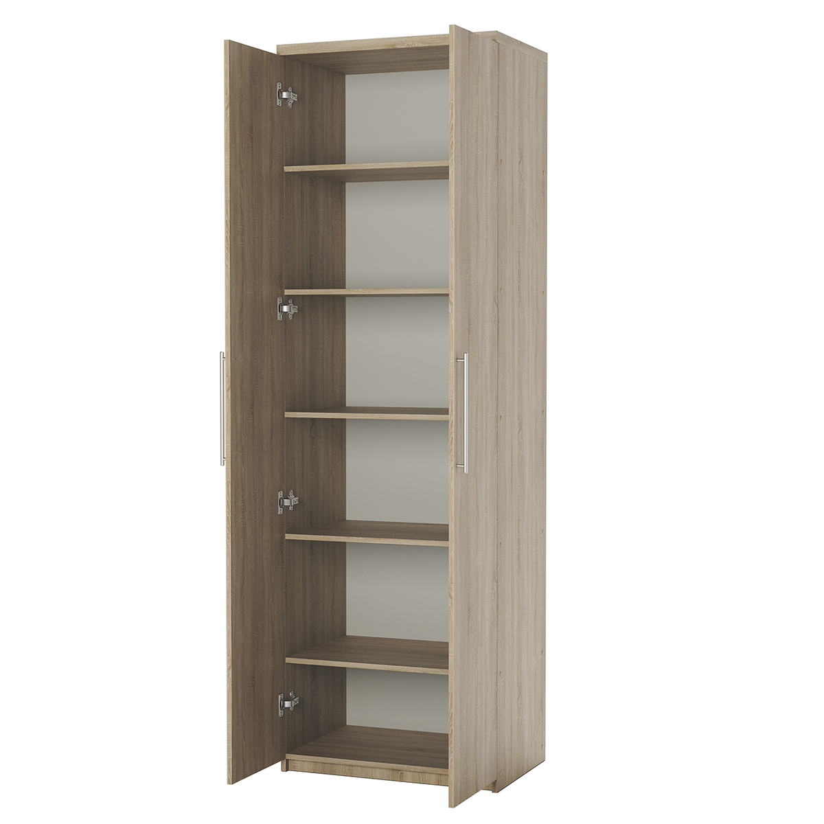 

Шкаф Шарм-Дизайн Мелодия МП-21 70х60х240 Дуб Сонома, Бежевый, Мелодия МП-21