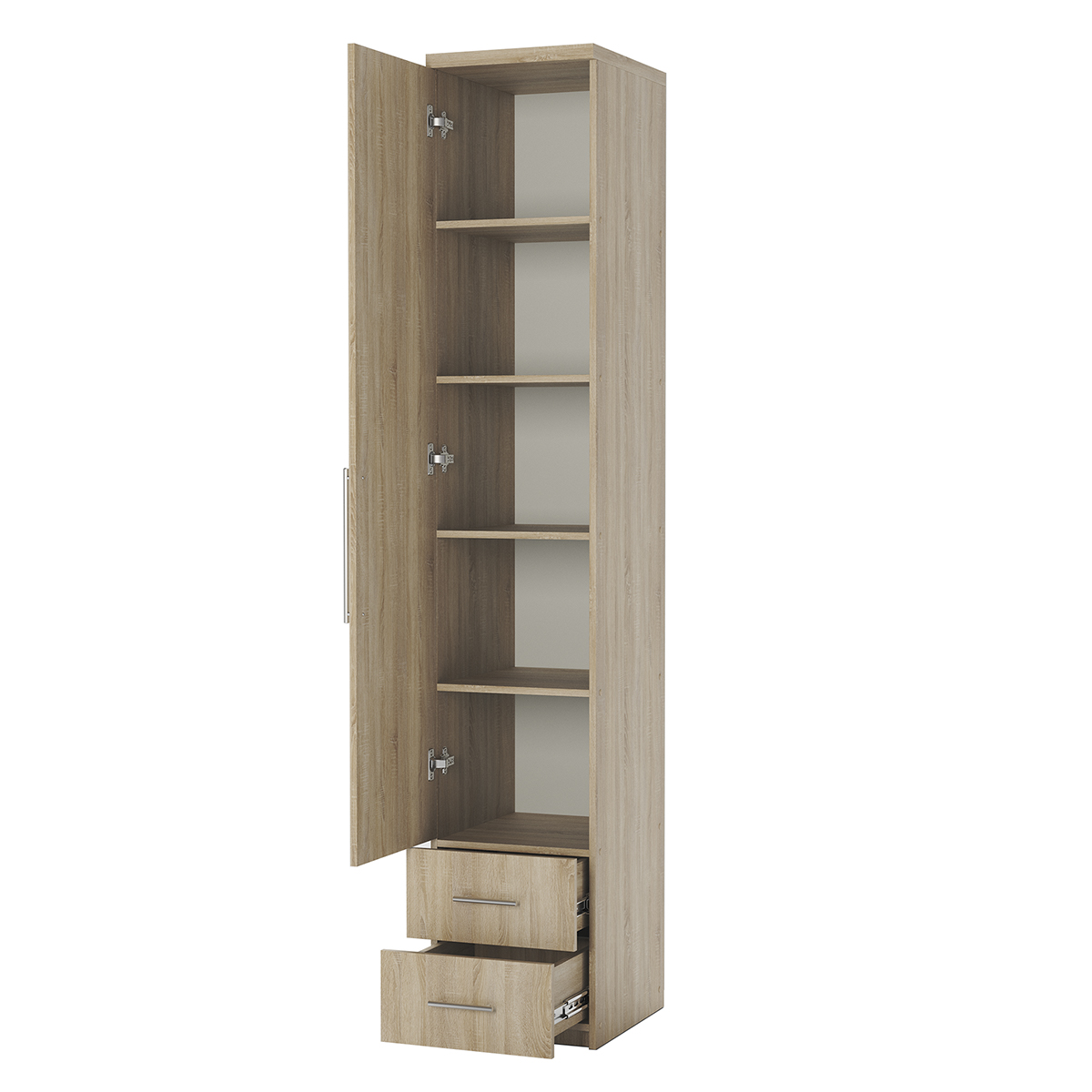 

Шкаф Шарм-Дизайн Мелодия МПЯ-11 50х60х240 Дуб Сонома, Бежевый, Мелодия МПЯ-11