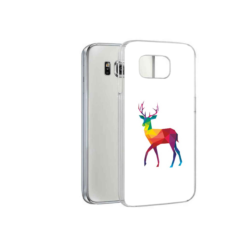 Чехол MyPads Tocco для Samsung Galaxy S6 геометрический олень (PT12300.506.286)