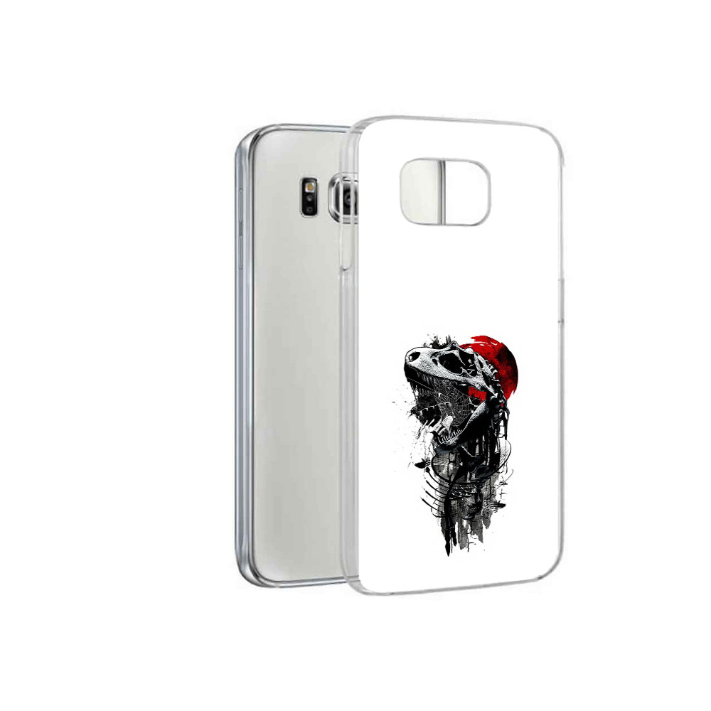 

Чехол MyPads Tocco для Samsung Galaxy S6 вымерший динозавр (PT12300.506.284), Прозрачный, Tocco