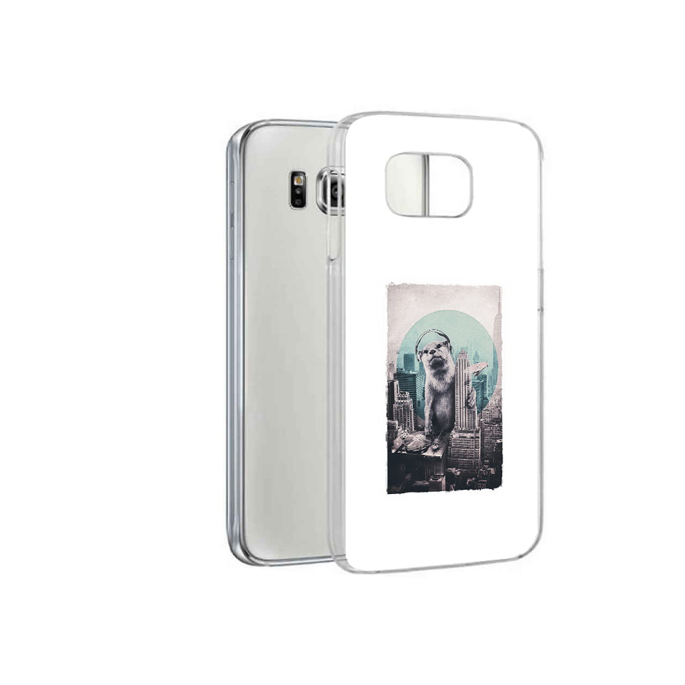 

Чехол MyPads Tocco для Samsung Galaxy S6 выдра в городе (PT12300.506.283), Прозрачный, Tocco