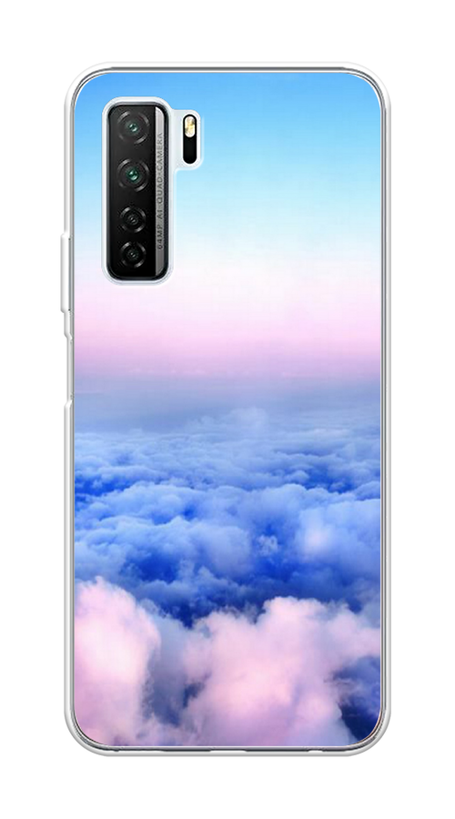 

Чехол Awog на Huawei Nova 7 SE "Облака", Голубой;розовый, 6102950-4