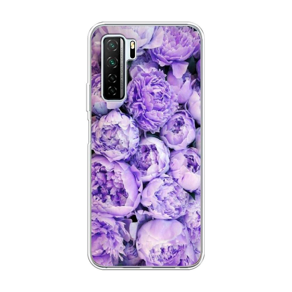 

Чехол Awog на Huawei Nova 7 SE "Пионы сиреневые", Фиолетовый;голубой, 6102950-8