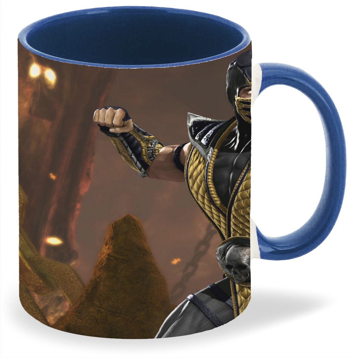 

Кружка CoolPodarok mortal kombat Скорпион, mortal kombat Скорпион