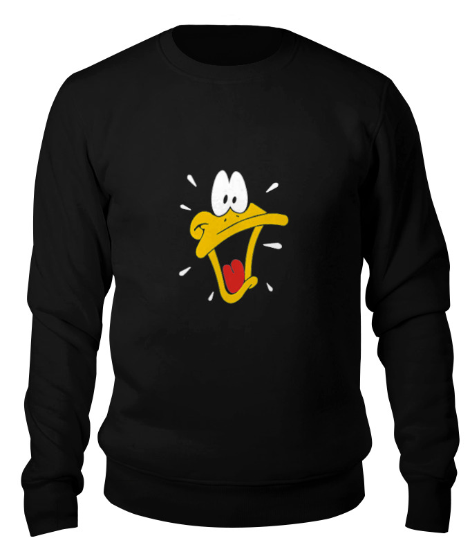 

Свитшот унисекс Printio Daffy duck черный XL, Daffy duck