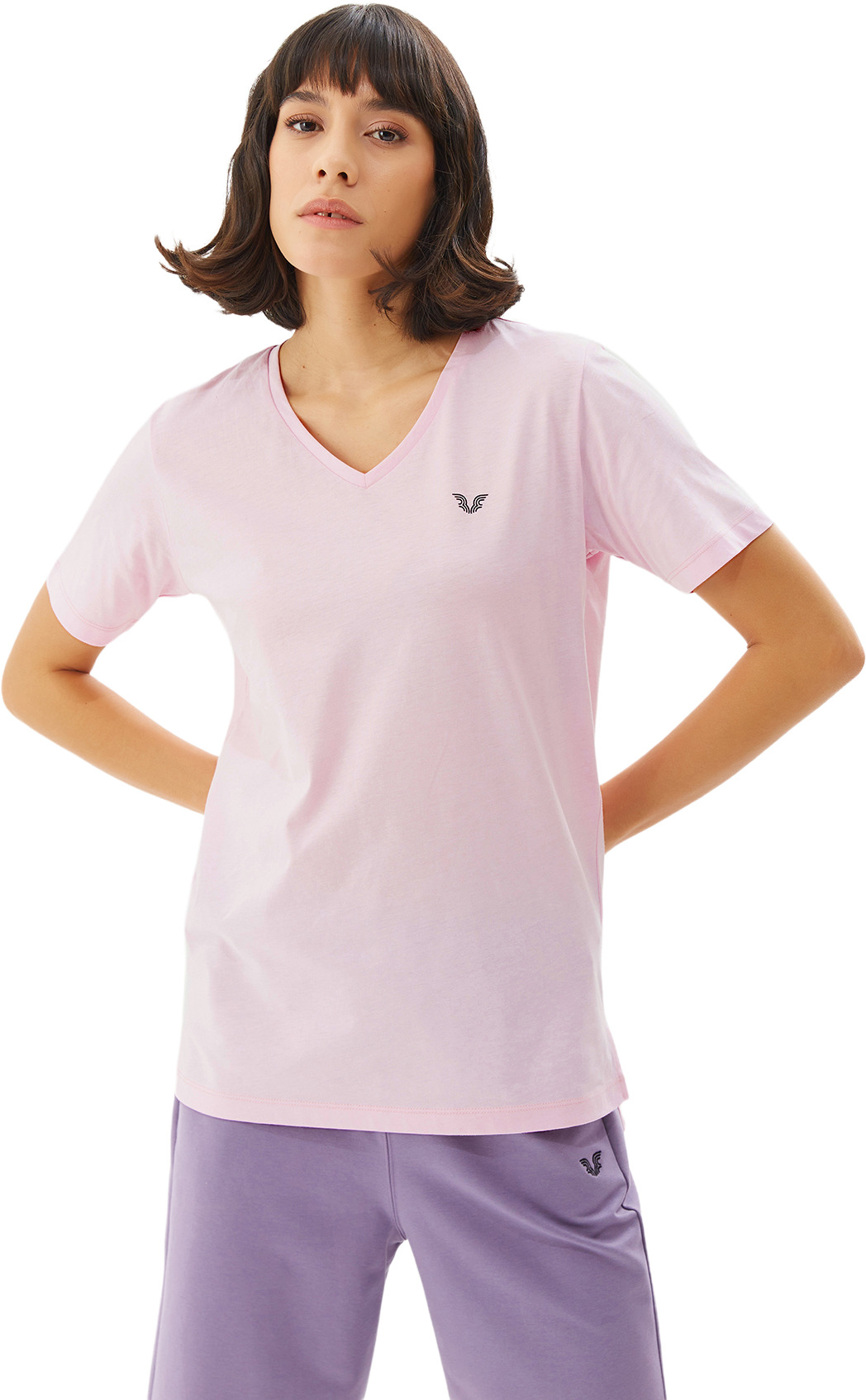 

Футболка женская Bilcee TB22WL07S0101-1-1117 розовая XS, TB22WL07S0101-1-1117