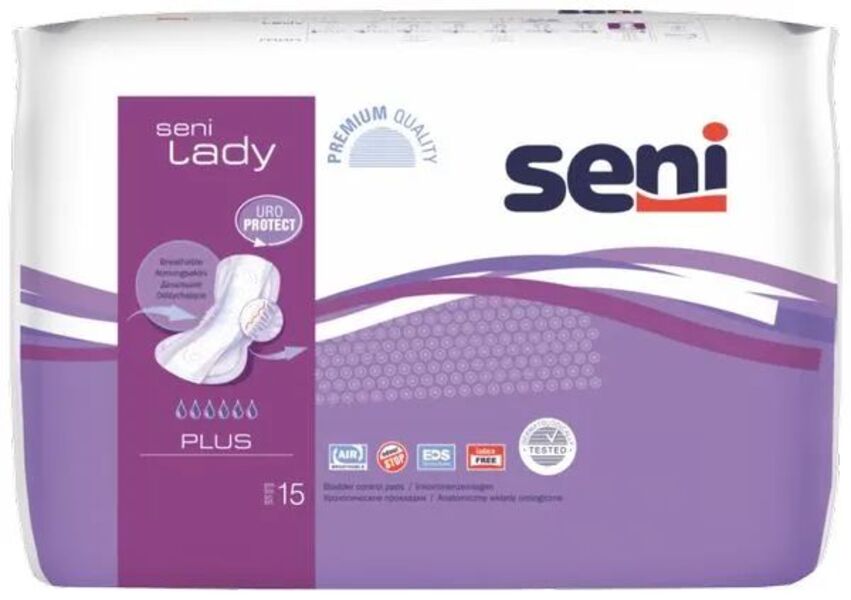 Прокладки урологические Seni LADY плюс 15шт 1050₽