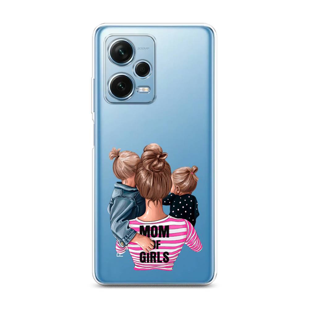 фото Чехол awog для xiaomi redmi note 12 pro plus "mom of girls"
