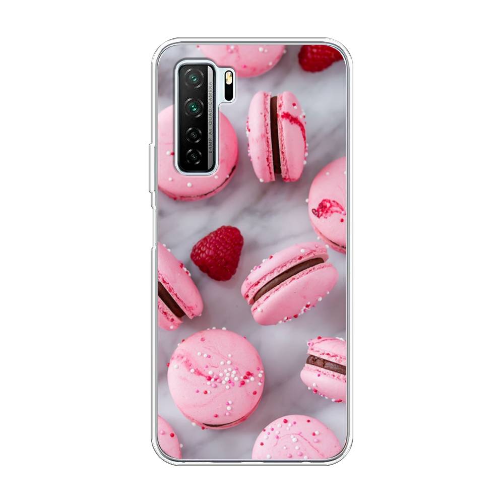 

Чехол Awog на Huawei Nova 7 SE "Макарони с малиной", Серый;розовый, 6102950-10