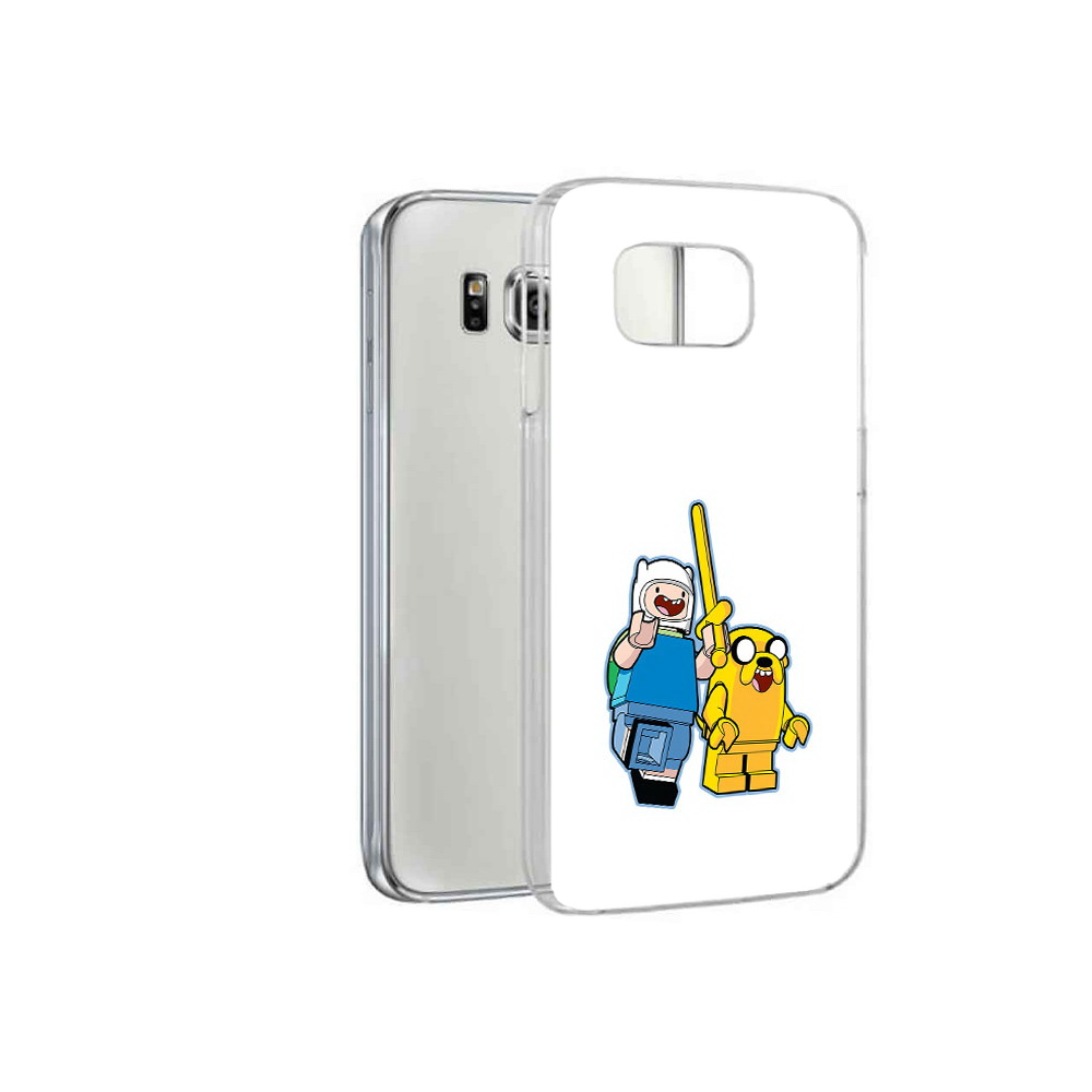 

Чехол MyPads Tocco для Samsung Galaxy S6 время приключений лего (PT12300.506.274), Прозрачный, Tocco