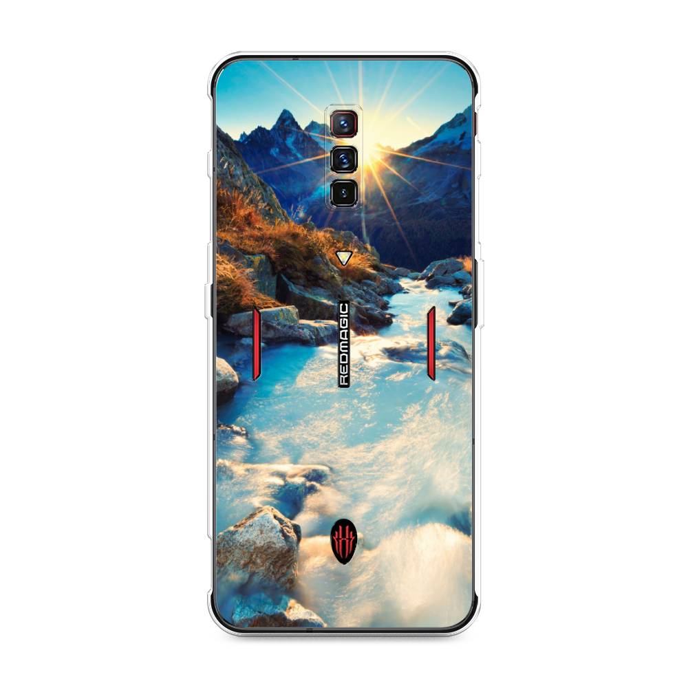 

Чехол Awog на ZTE Nubia Red Magic 6 / ЗТЕ Нубиа Ред Мэджик 6 "Восход 7", Разноцветный, 135150-4