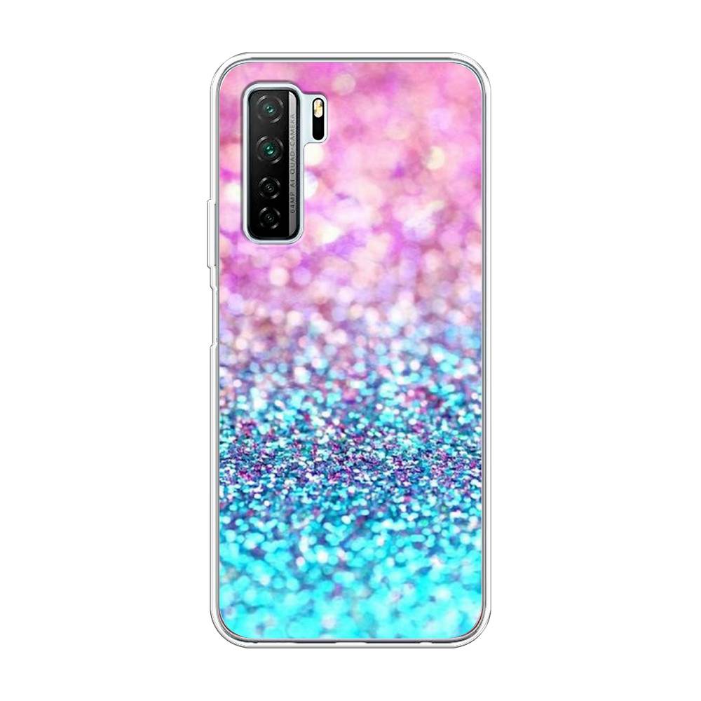 

Чехол Awog "Розово-голубые глиттеры рисунок" для Huawei Nova 7 SE