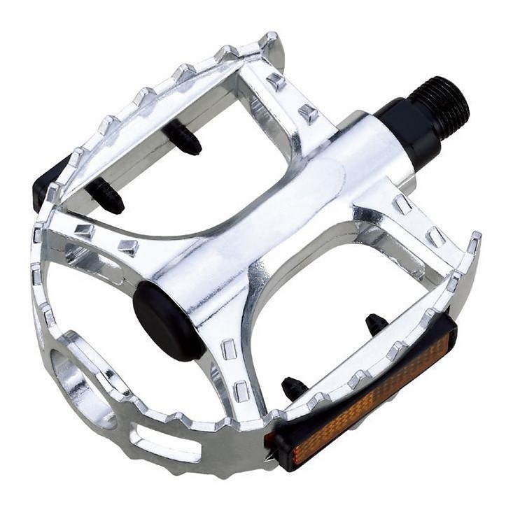 

Педали MTB/BMX алюминиевые 1/2", 97х93мм, серебристые, Серебристый