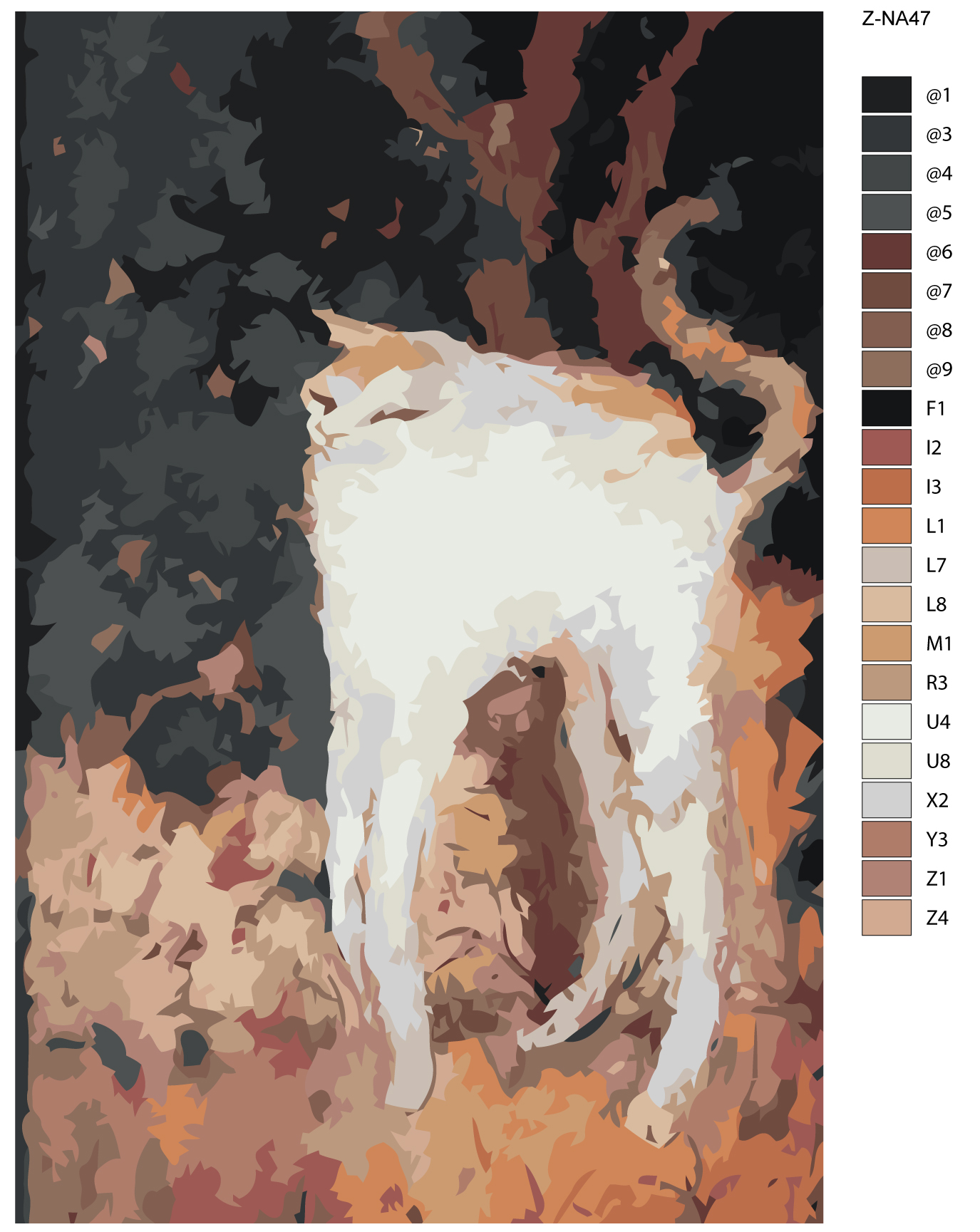 

Картина по номерам, Белый кот, Живопись по номерам, 80 x 120, Z-NA47, Z-NA47