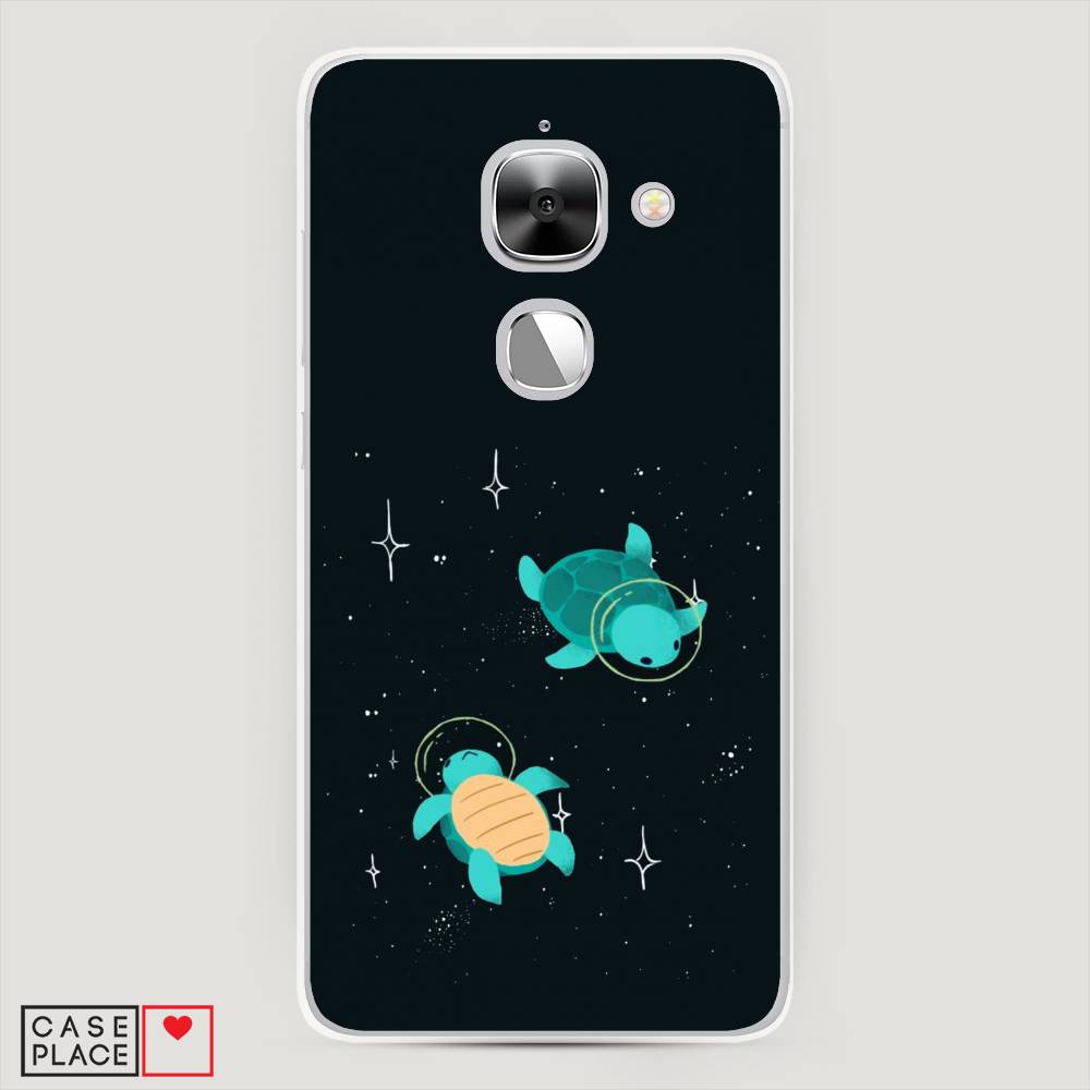 

Чехол Awog на LeEco Le Max 2 / Лееко Ле Макс 2 "Черепашки космонавты", Черный;синий, 140250-4